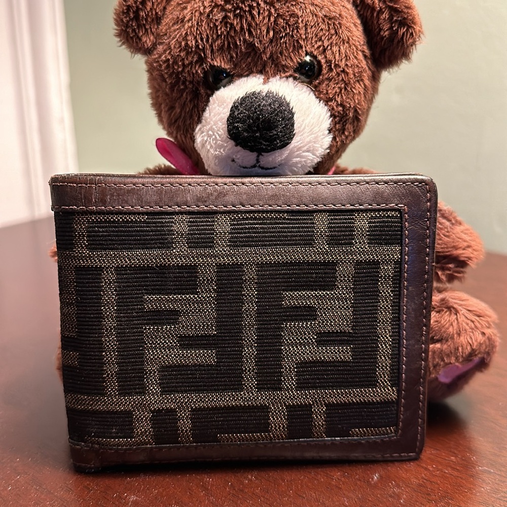 Fendi Bi-Fold Brown Wallet